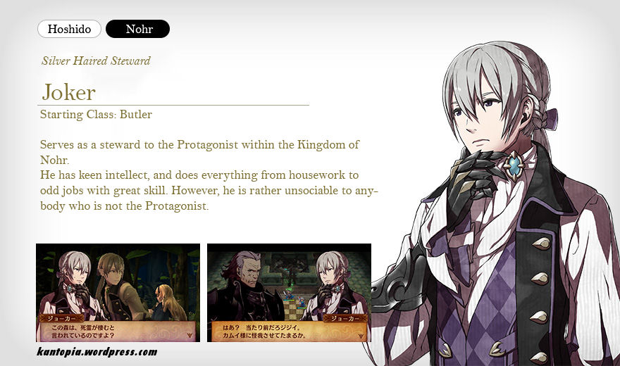 FE:Fates Personnages (SPOIL Nohr & Hoshido) Jokertranslated