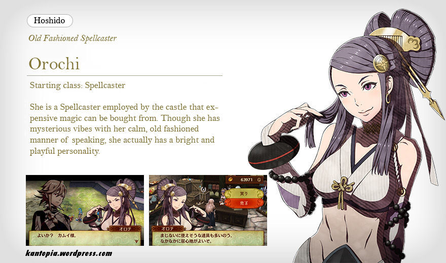 FE:Fates Personnages (SPOIL Nohr & Hoshido) Orochitranslated