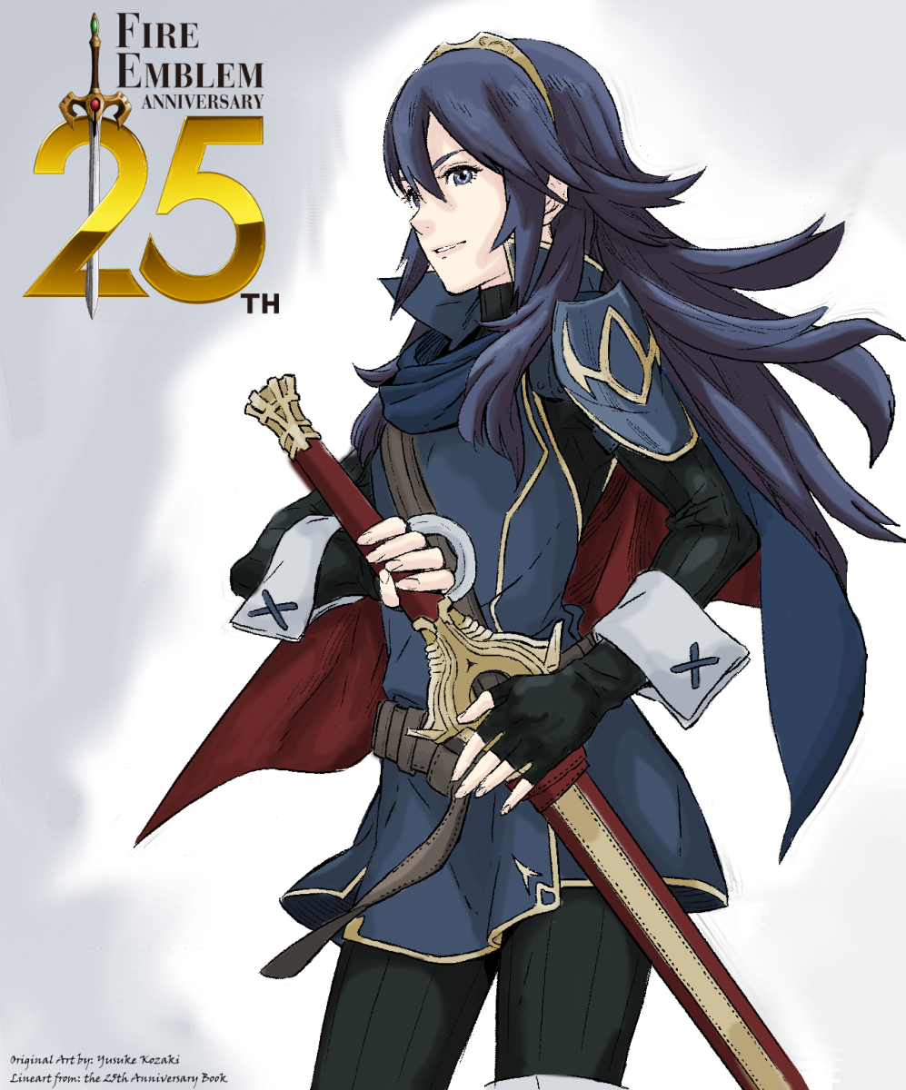 Lucina 25th Anniversary Artwork (Original, Cleaned, and Colored) .